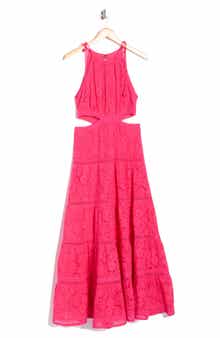 Alice + Olivia Myrtice Sleeveless Tiered Dress