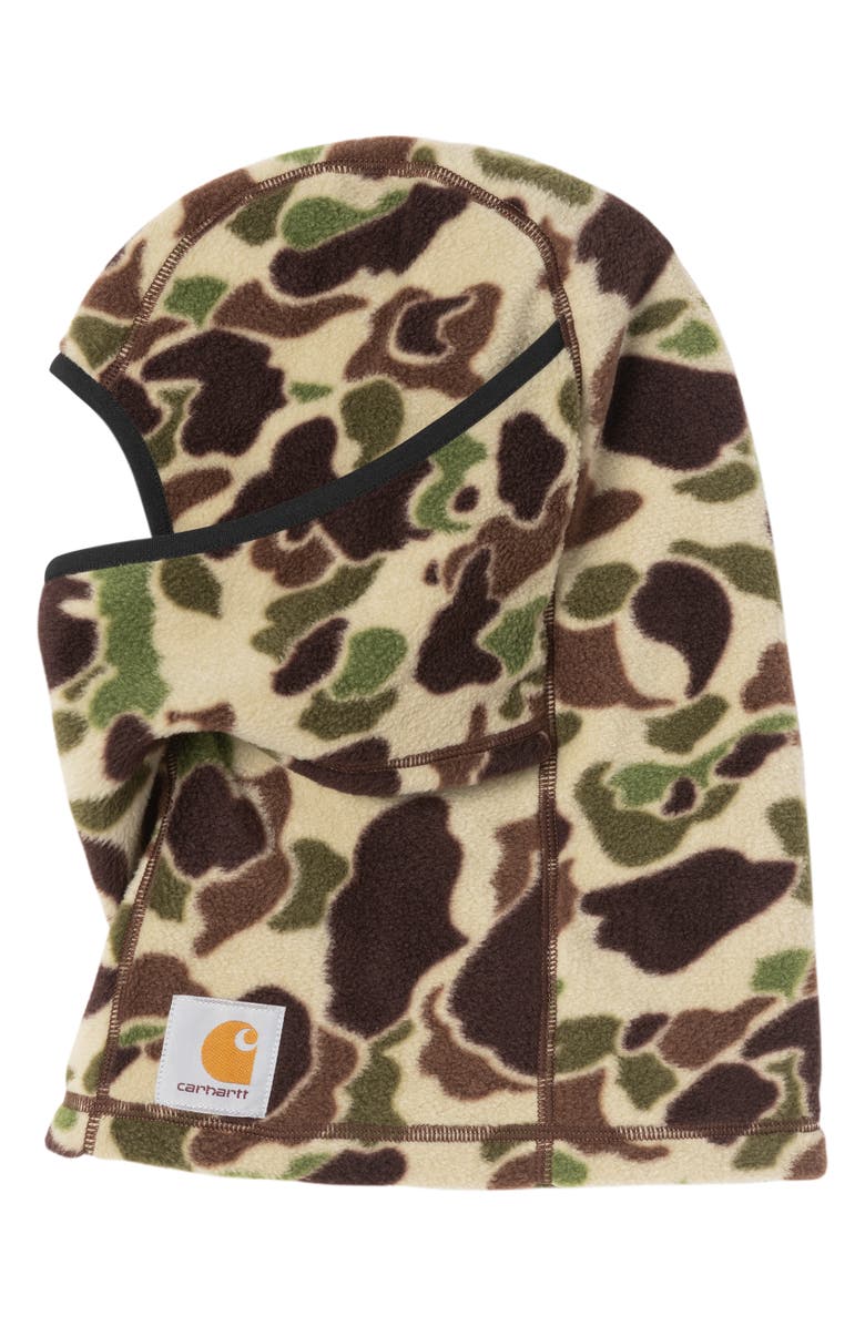 Carhartt Work In Progress Expedition Balaclava, Main, color, Camo Duck, Green / Black
