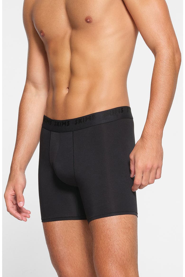 5-Inch Stretch Modal Boxer Briefs, Alternate, color, OBSIDIAN