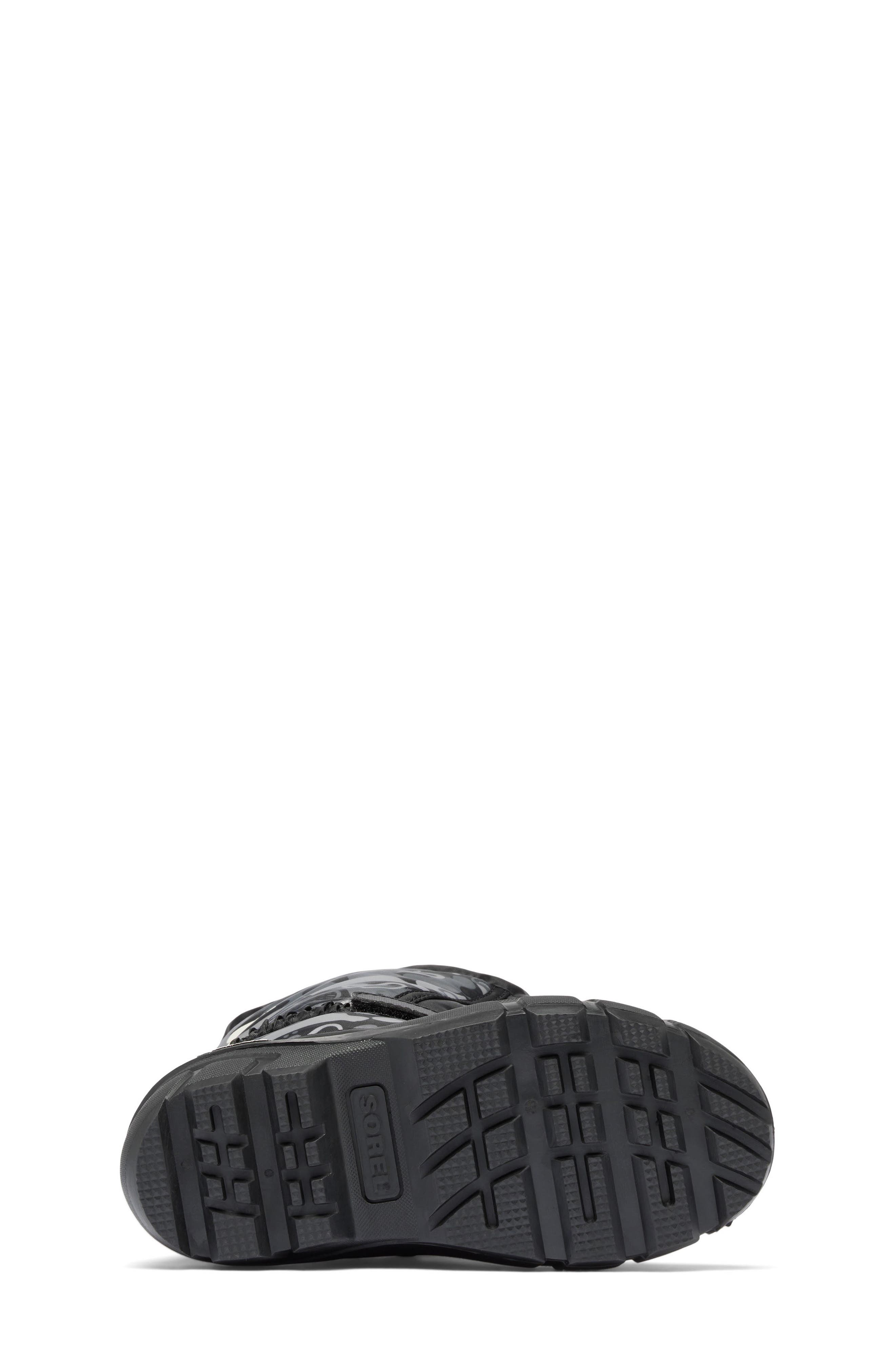 Kids' Flurry Water Resistant Snow Boot, Alternate, color, BLACK/ QUARRY
