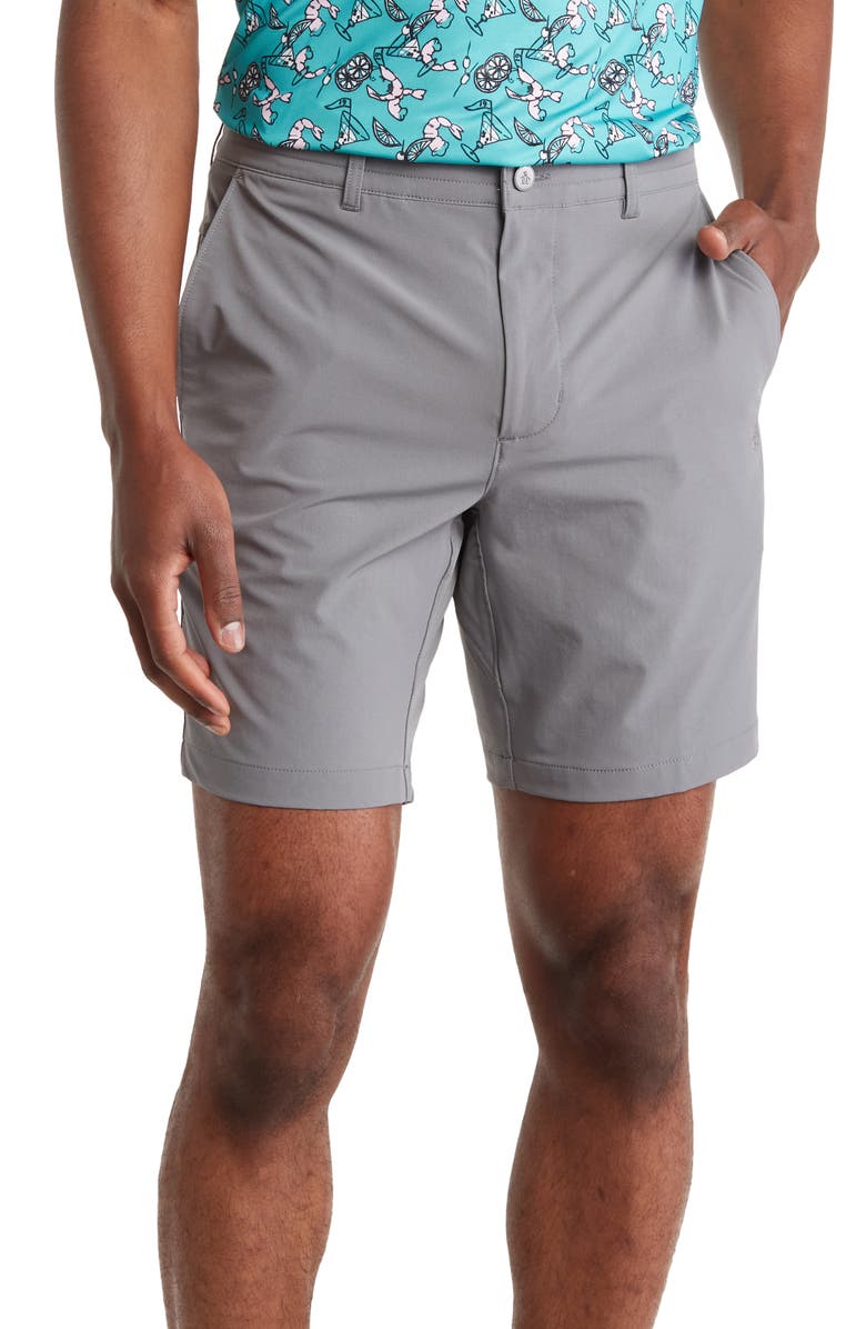 Original Penguin Performance Crossover Golf Shorts, Main, color, Quiet Shade