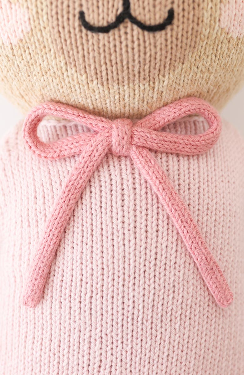 cuddle+kind Little Bella the Honey Bear Stuffed Animal, Alternate, color, Pink