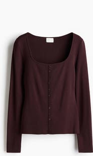 H&M Square-neck Top