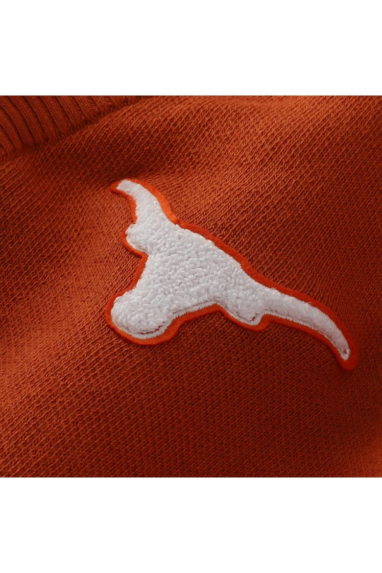 Unisex Uscape Apparel Texas Orange Texas Longhorns Chenille Patch Cardigan, Alternate, color, Burnt Orange