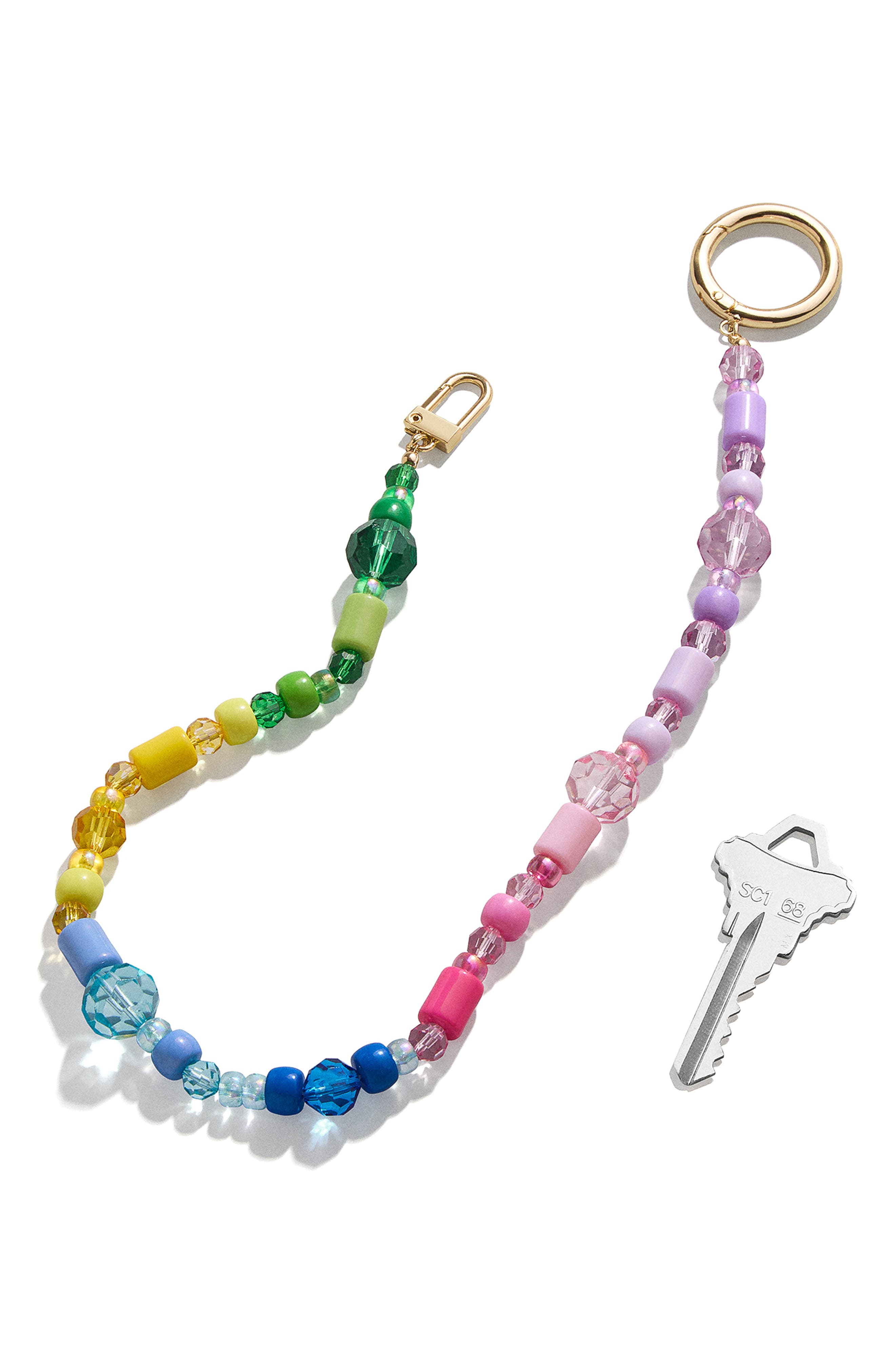 BaubleBar On the Bright Side Beaded Bag Charm, Alternate, color, Multi