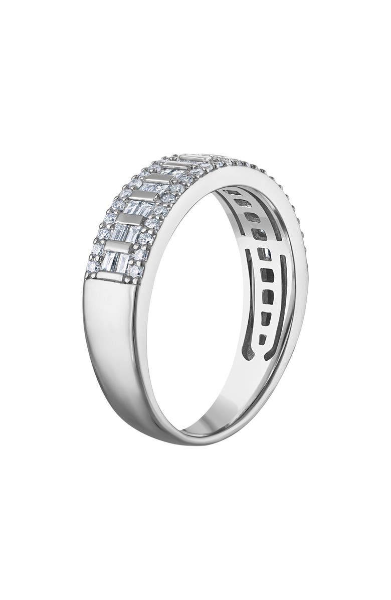 FZN Sterling Silver Lab Grown Diamond Ring, Alternate, color, White