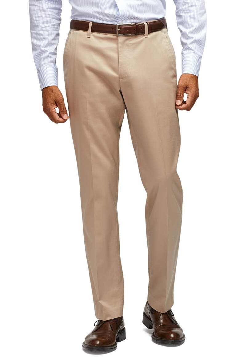 Stretch Weekday Warrior Slim Fit Dress Pants, Main, color, WEDNESDAY TAN