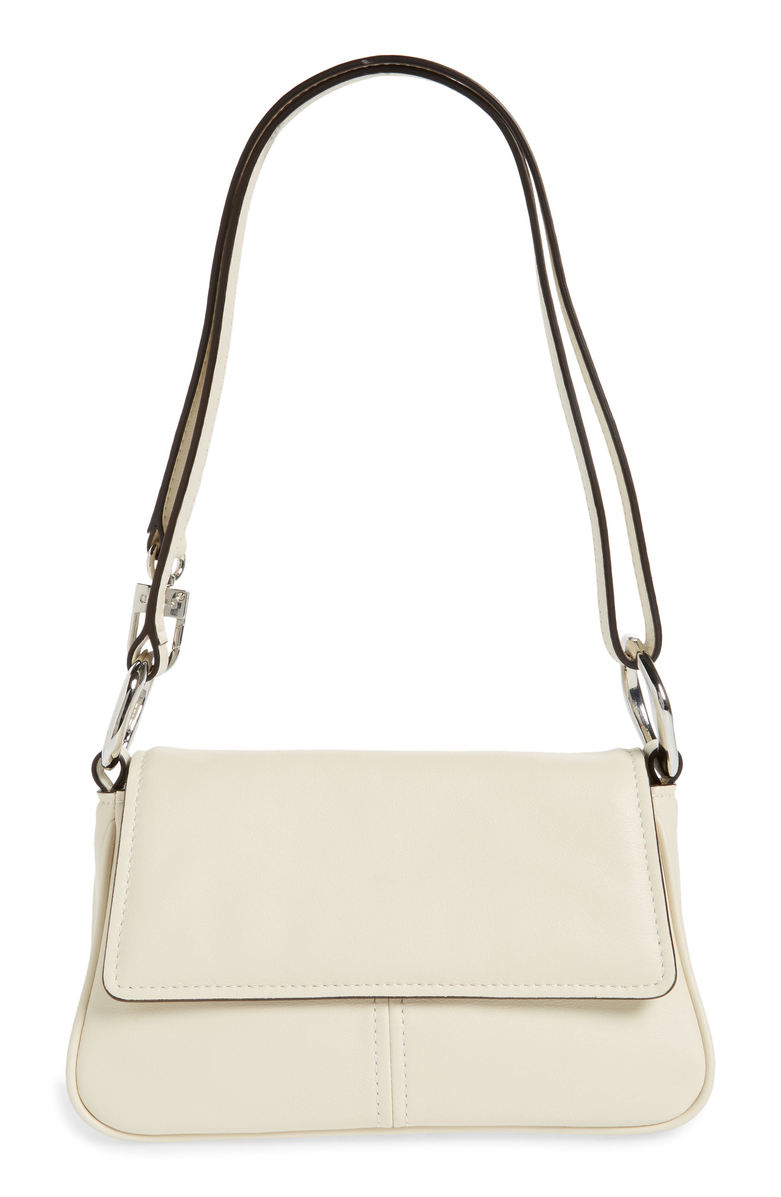 STAUD Tia Convertible Leather Shoulder Bag, Main, color, 