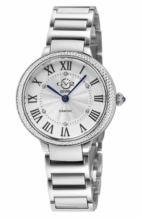 GV2 Rome Brillante Diamond Bracelet Watch, 36mm