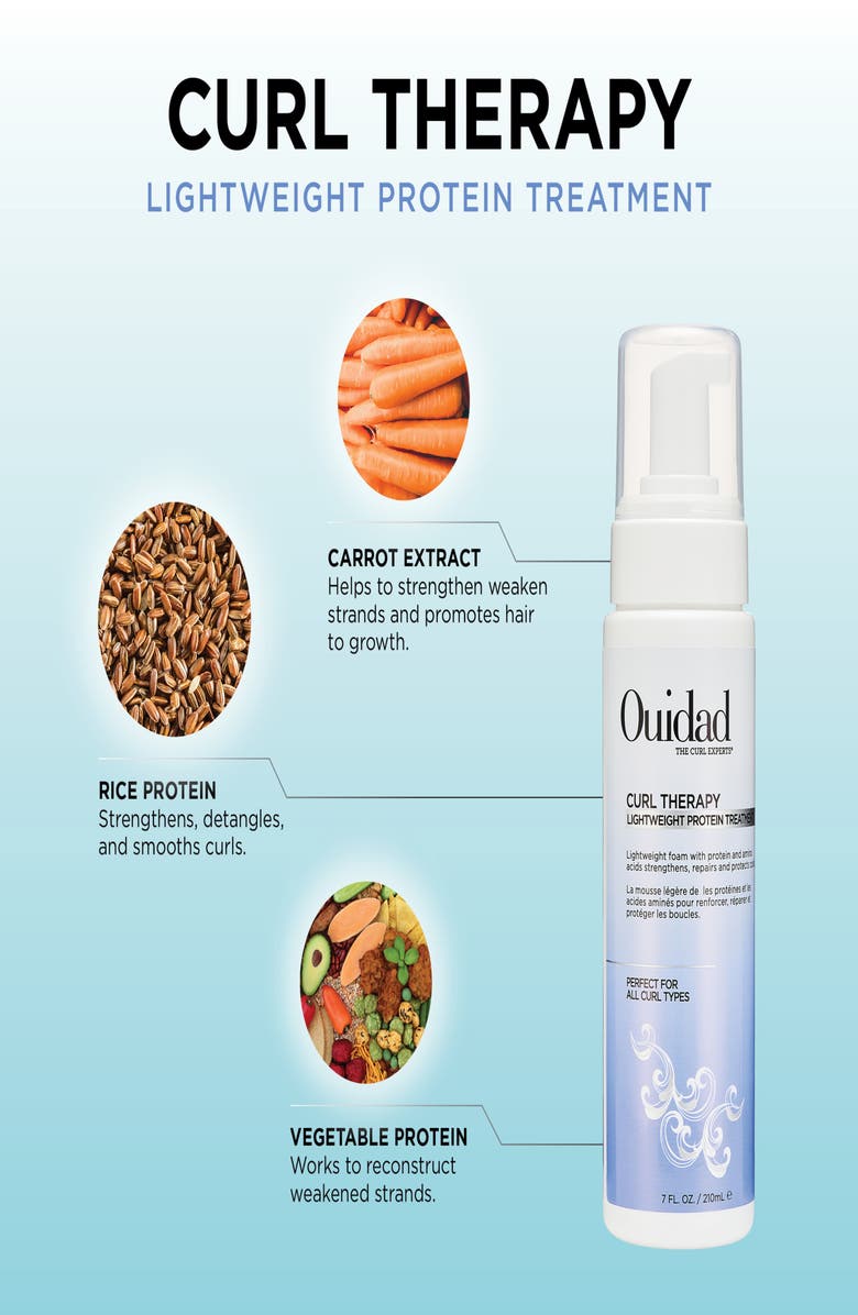 Ouidad Curl Therapy Lightweight Protein Foam Treatment, Alternate, color, 