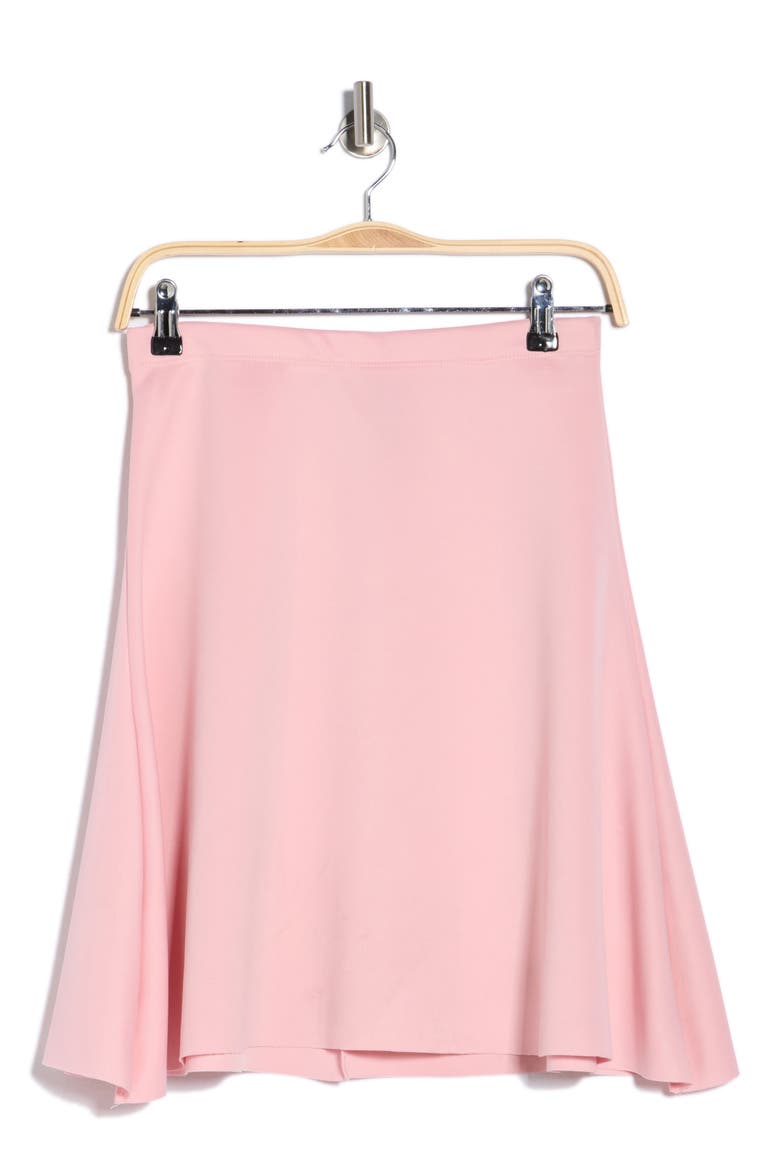 Flared Midi Skirt, Main, color, ROSEWOOD