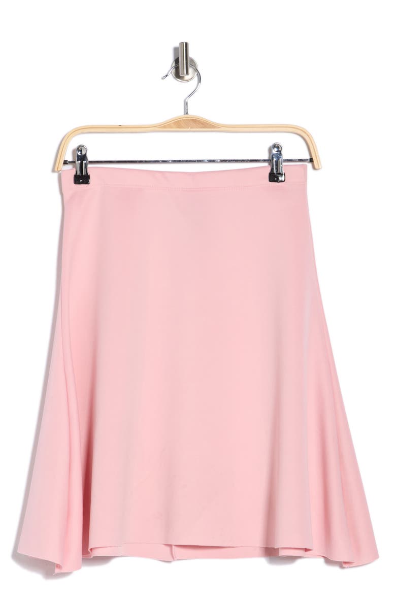 GO COUTURE Flared Midi Skirt, Main, color, Rosewood