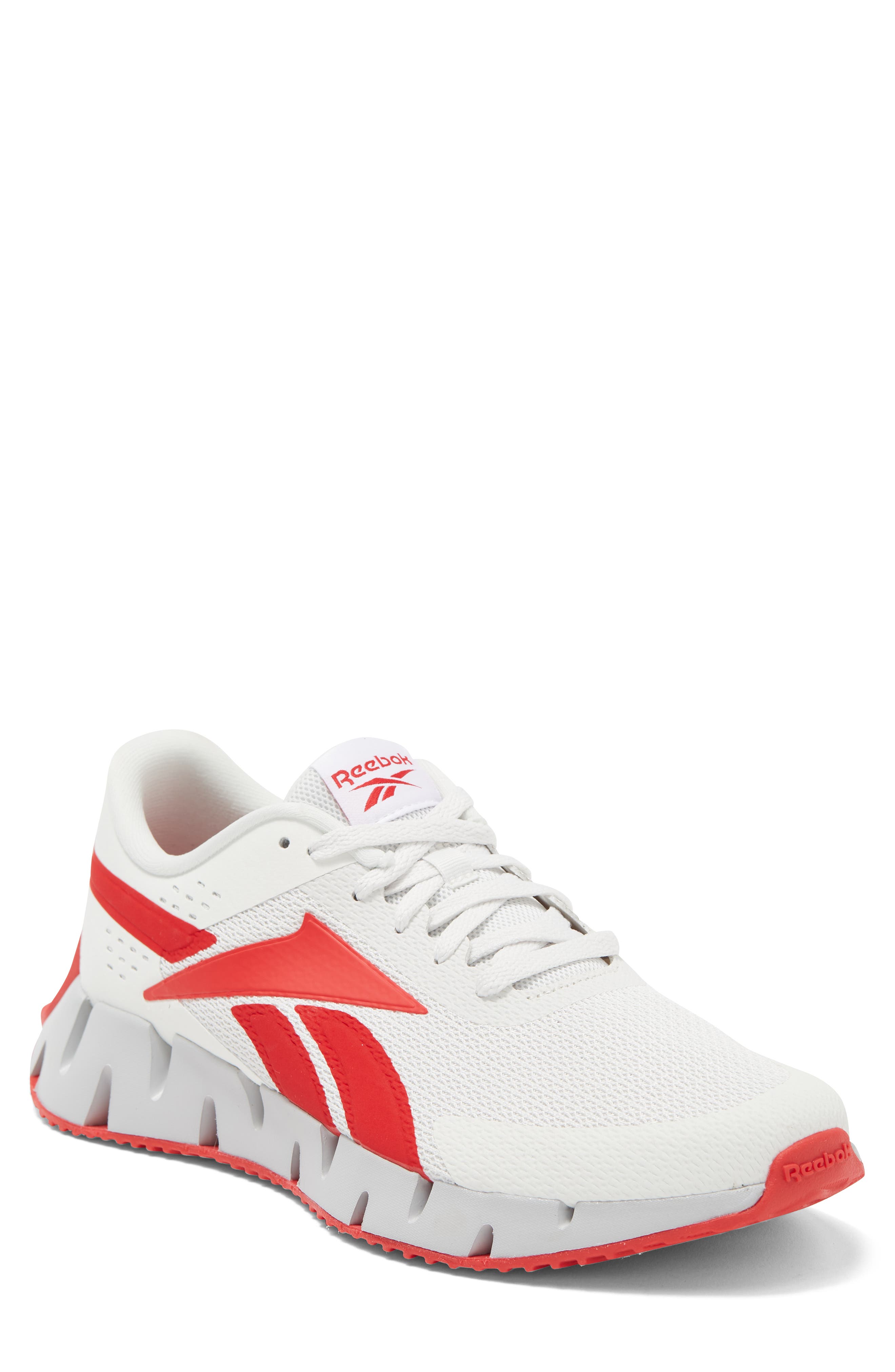 Zig Dynamica 2.0 Sneaker, Main, color, PURE GREY / RED/ GREY 2
