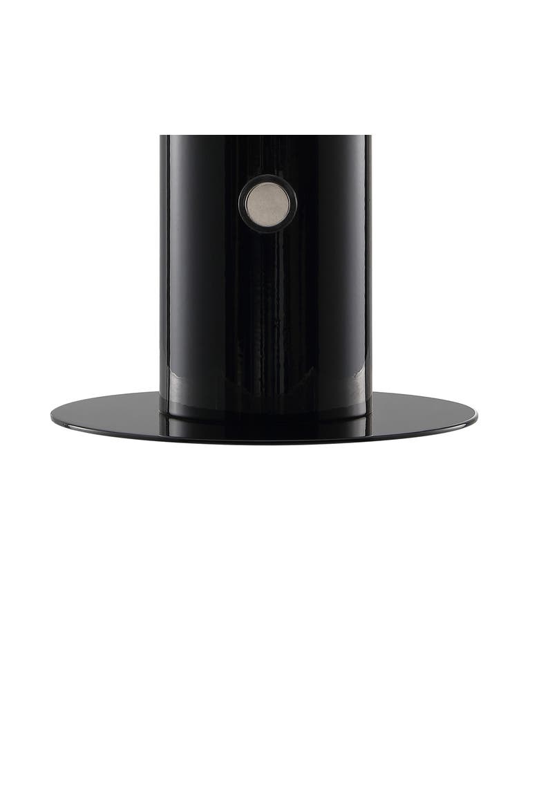 Boletus Contemporary Bohemian Rechargeable/Cordless Iron Integrated Portable LED Mushroom Table Lamp, Alternate, color, Black