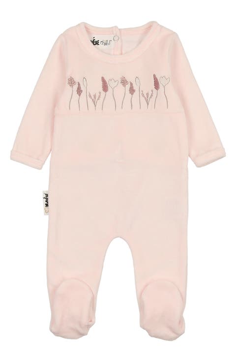 Garden Embroidered Footie (Baby)