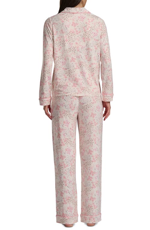 Splendid Print Long Sleeve Pajamas In Multi