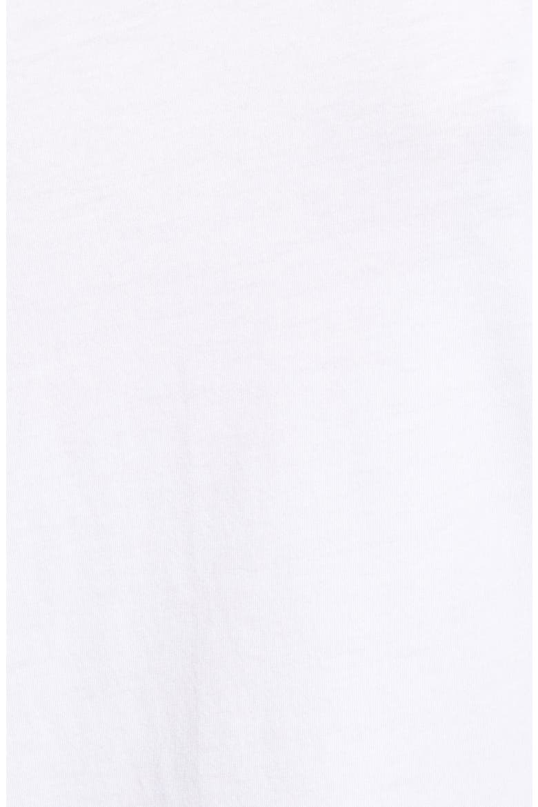 Ruffle Sleeve Cotton Blend Top, Alternate, color, WHITE