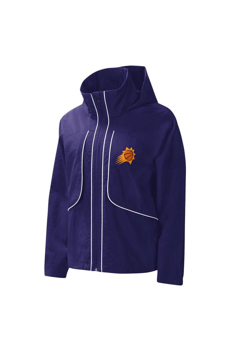 Women's G-III 4Her by Carl Banks Purple Phoenix Suns Last Shot Full-Zip Hoodie, Alternate, color, Purple