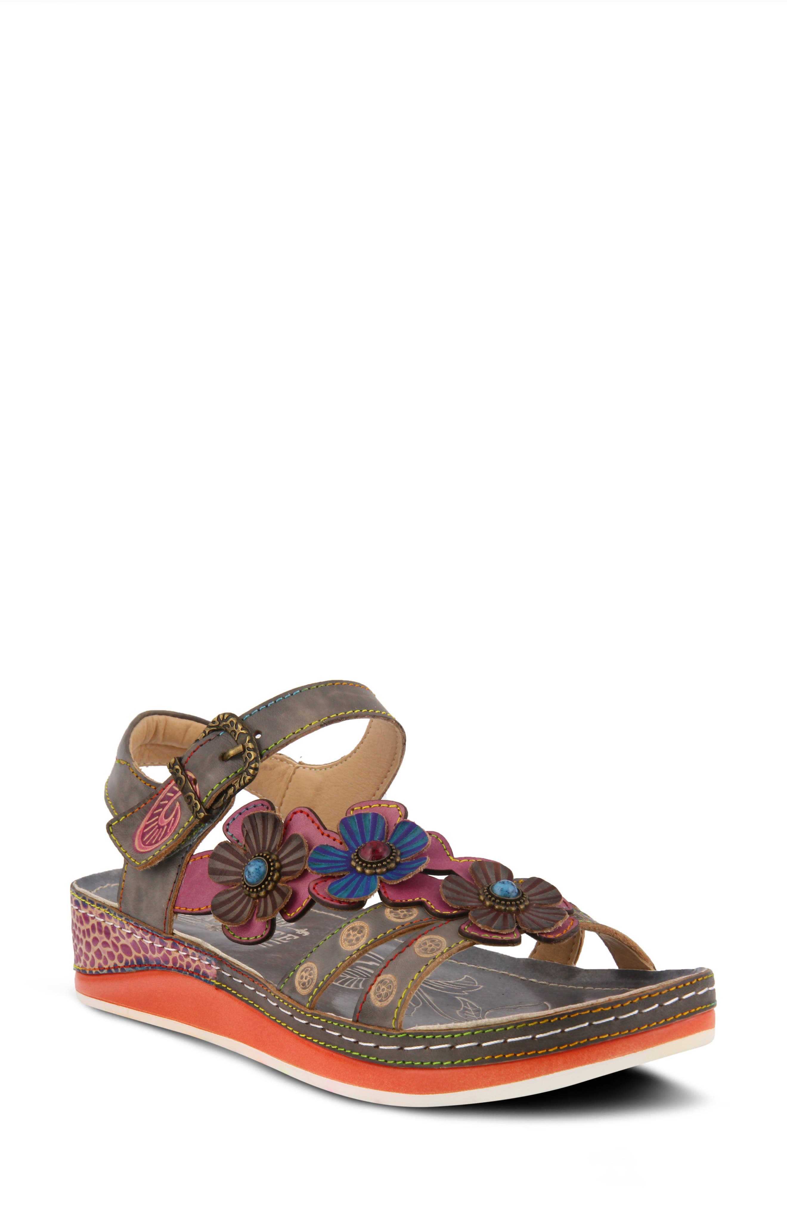 L'Artiste by Spring Step L'Artiste Goodie Wedge Sandal, Main, color, 