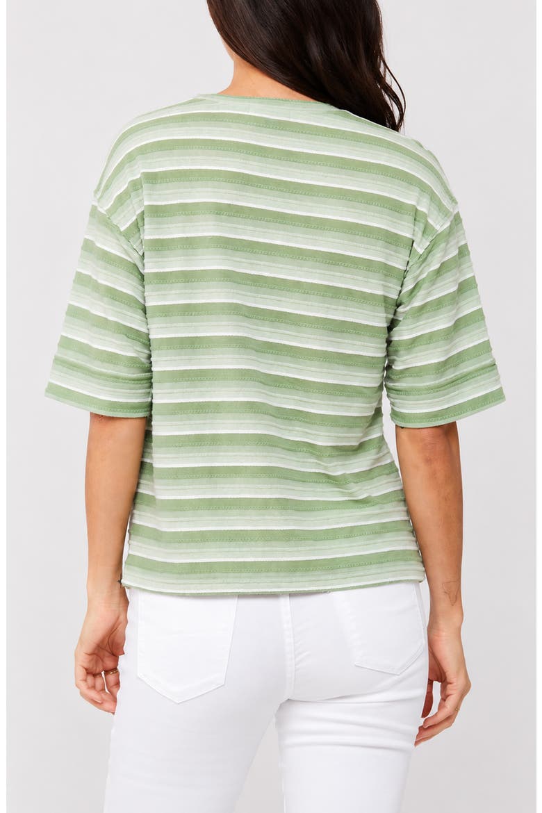Holbie Striped Loose Fit T-shirt, Alternate, color, GREEN MULTI STRIPE