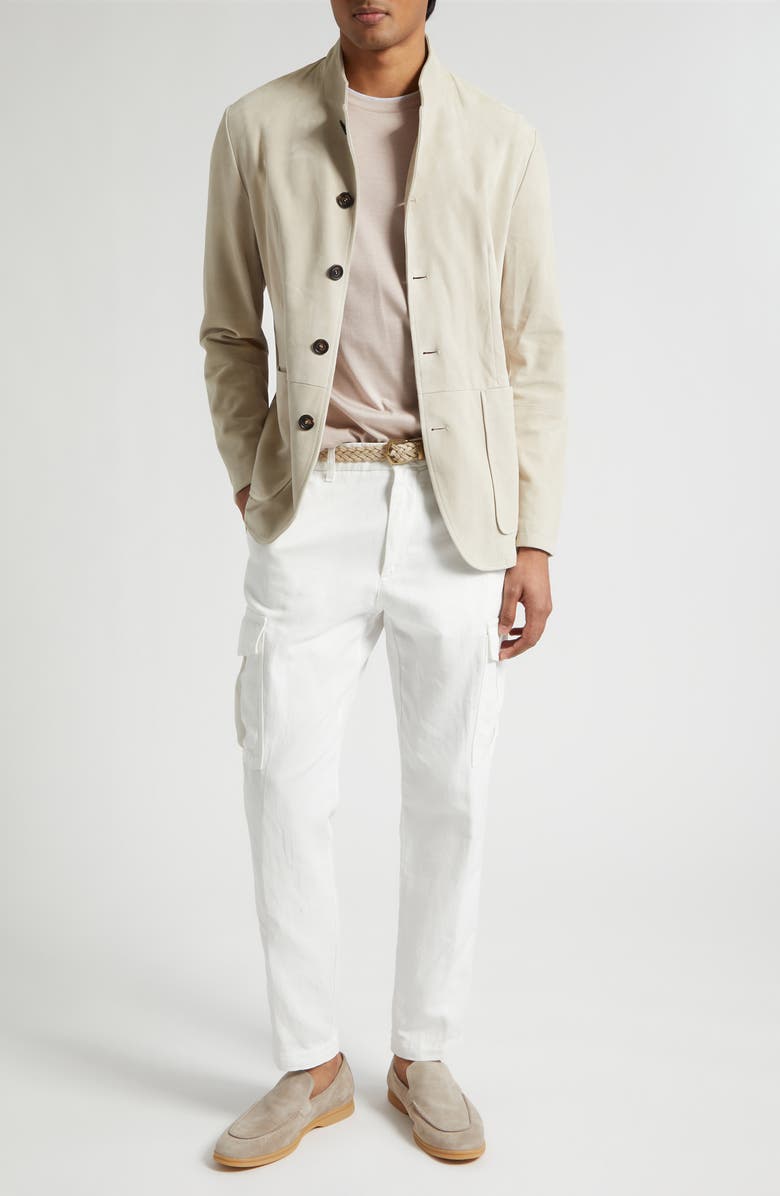 Eleventy Crewneck T-Shirt, Alternate, color, 26-13 Dust Pink/ Light Grey