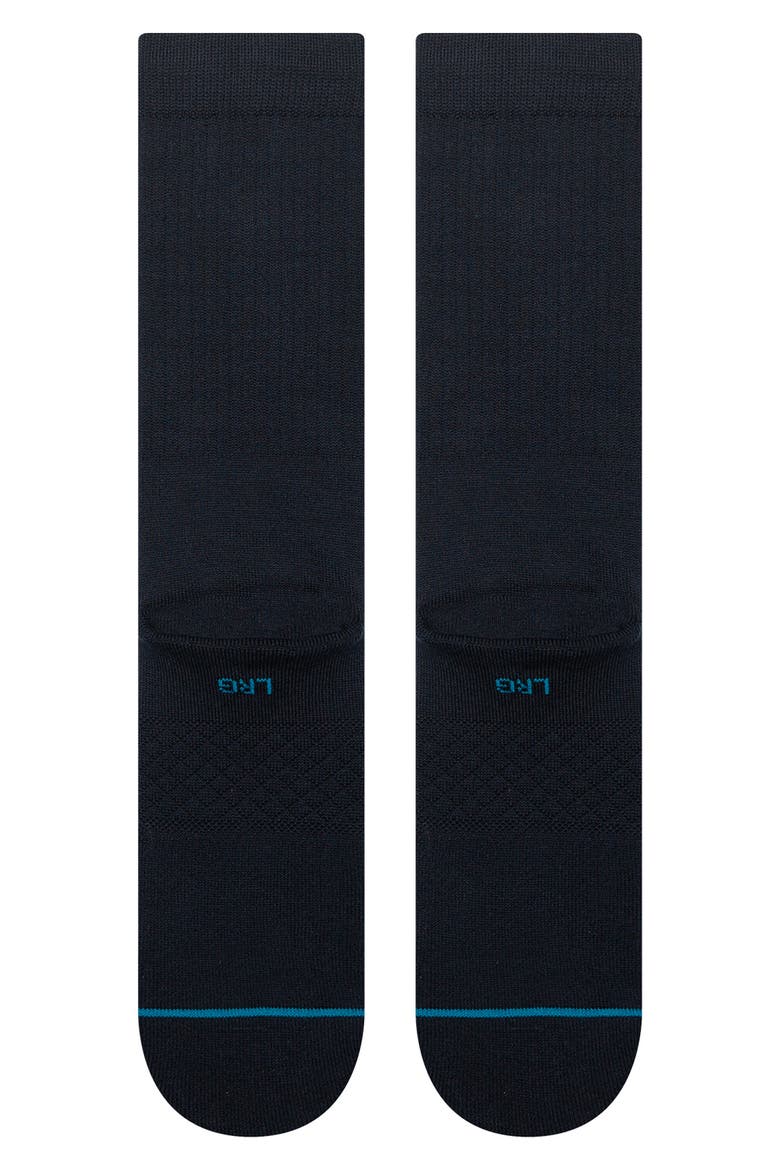 Icon Crew Socks, Alternate, color, DARK NAVY
