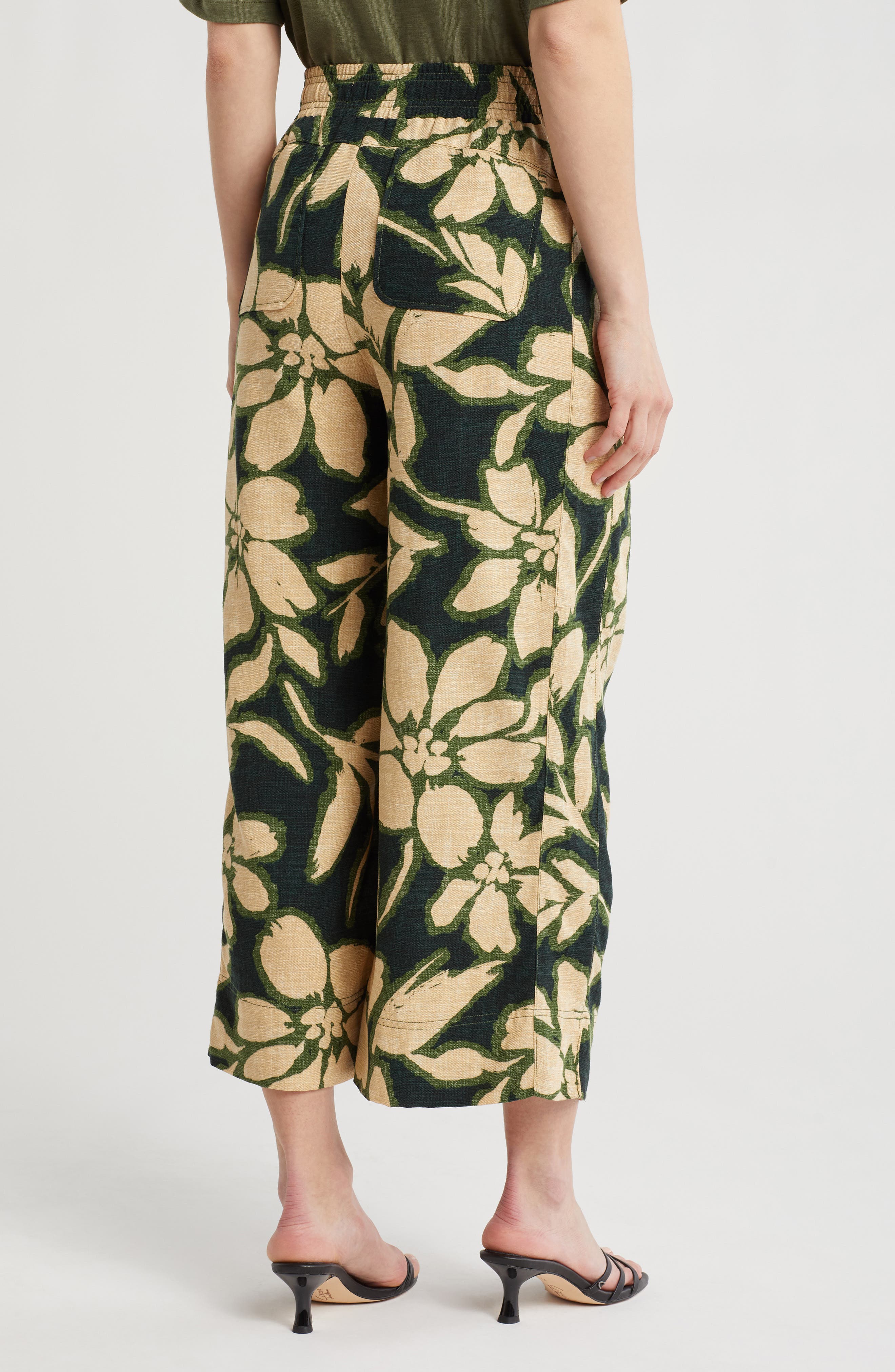 Democracy Print Wide Leg Pants (Women) | Nordstromrack