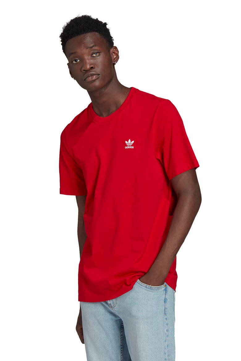 Essential T-Shirt, Alternate, color, SCARLET