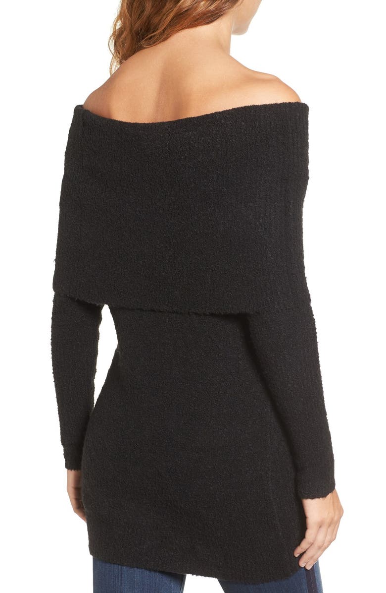 Trouvé Off the Shoulder Tunic, Alternate, color,