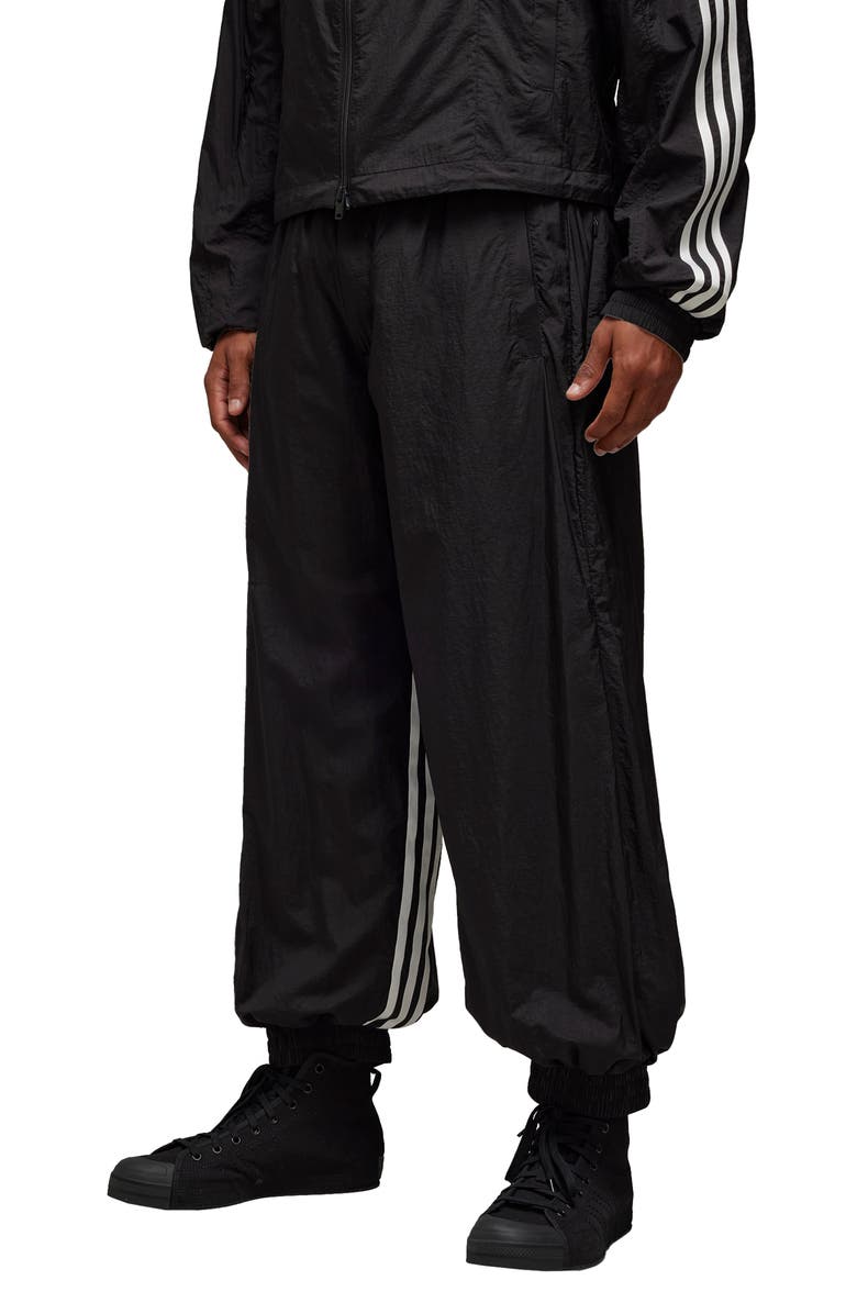 Y-3 3-Stripes Nylon Shell Pants, Main, color, 