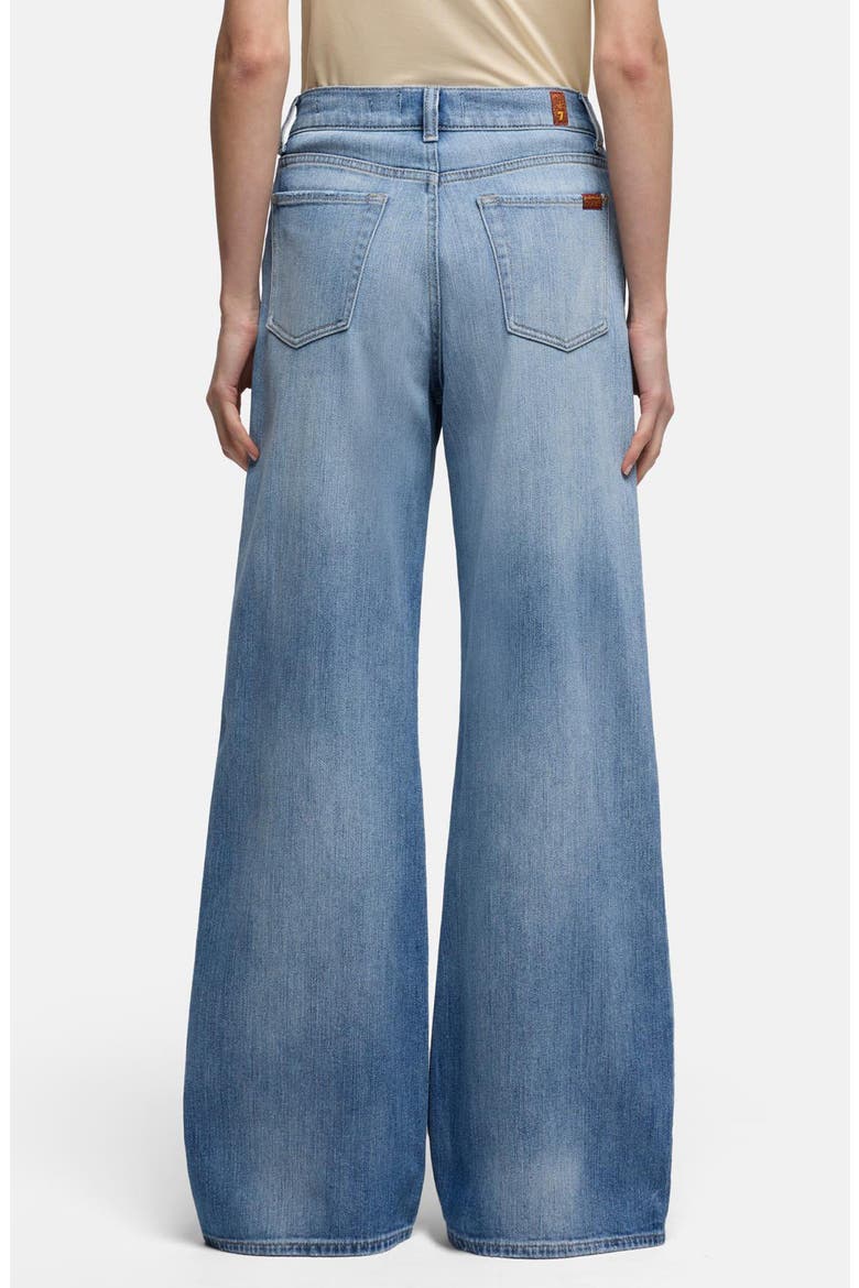 Lotta High Waist Wide Leg Jeans, Alternate, color, CHILL WAVE
