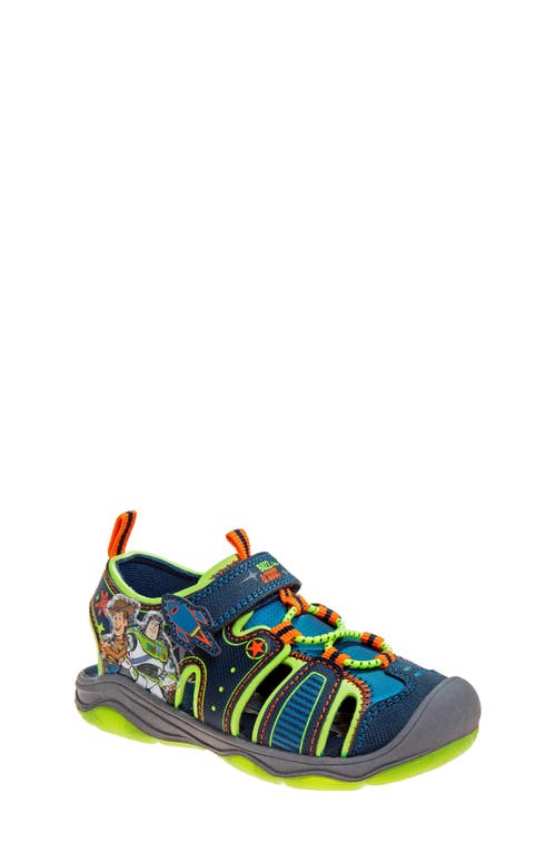 JOSMO Kids' Buzz & Woody Sandal in Navy/lime  product