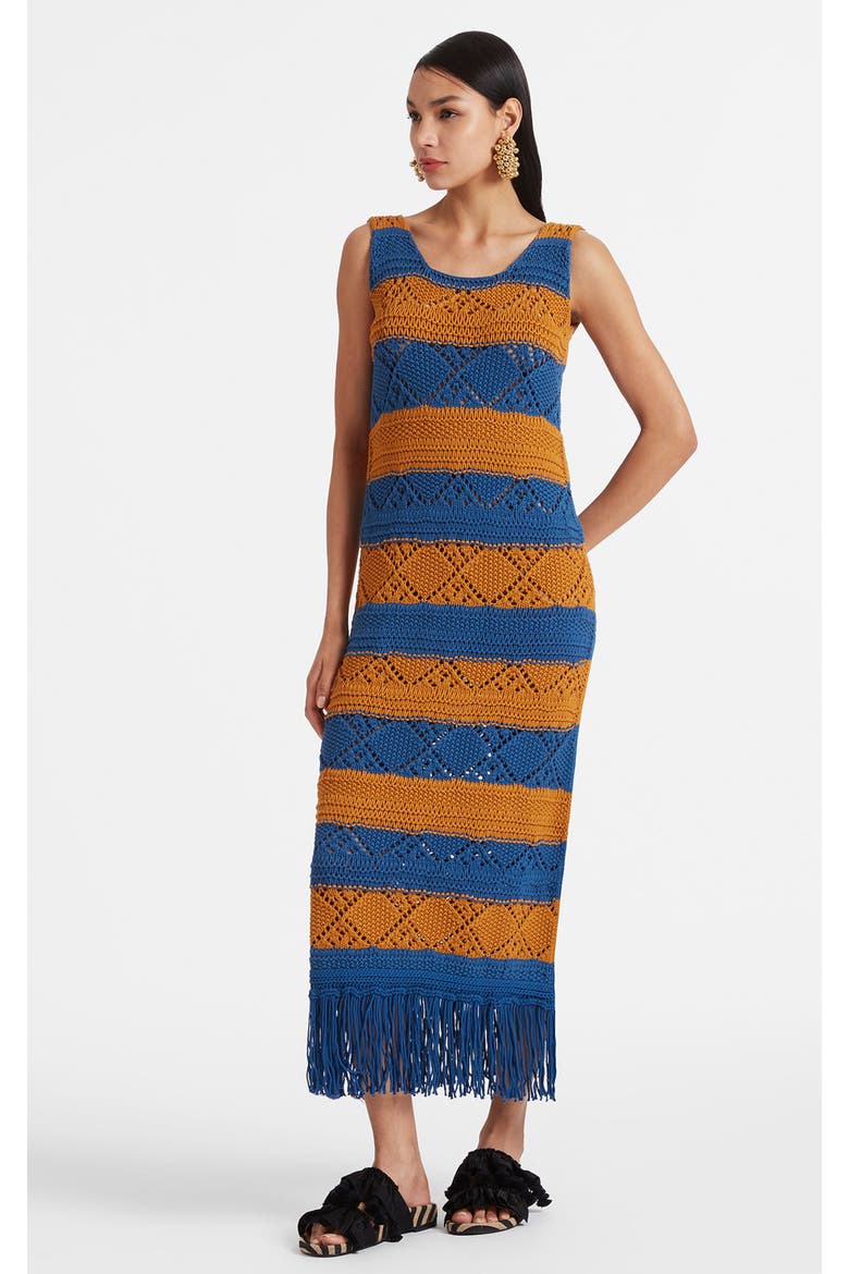 The Yarn Dress, Main, color, Solid Blue Petrol