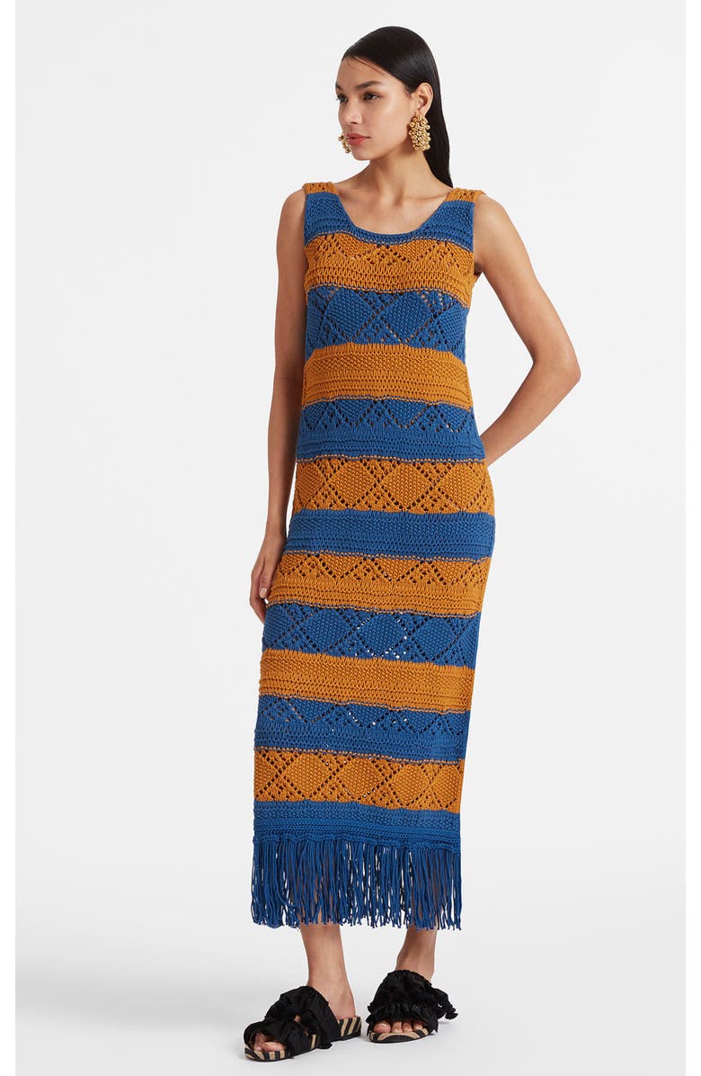 La DoubleJ The Yarn Dress, Main, color, Solid Blue Petrol