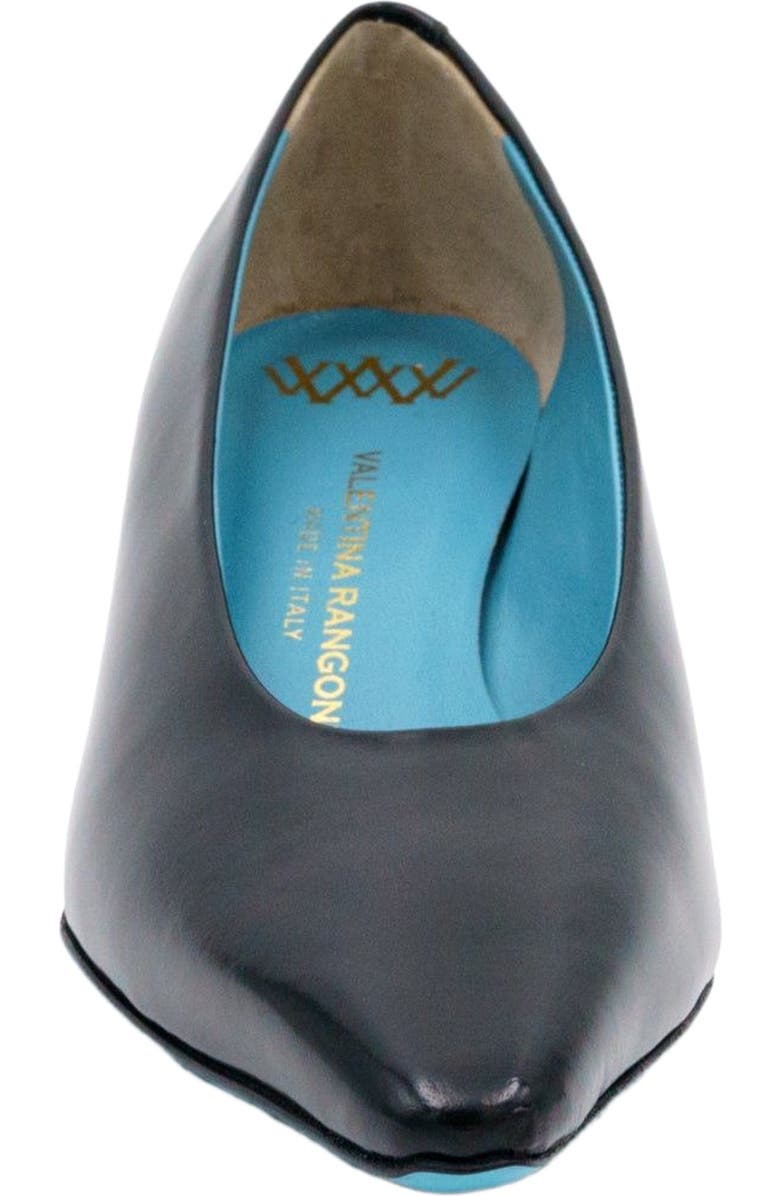 Valentina Rangoni Vera Block Heel Pump, Alternate, color, Black Mousse