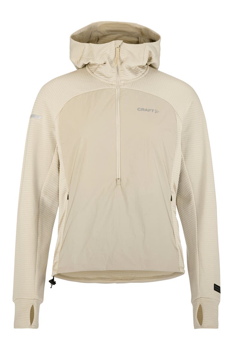 Subz Jersey Half Zip Hoodie, Main, color, PLASTER