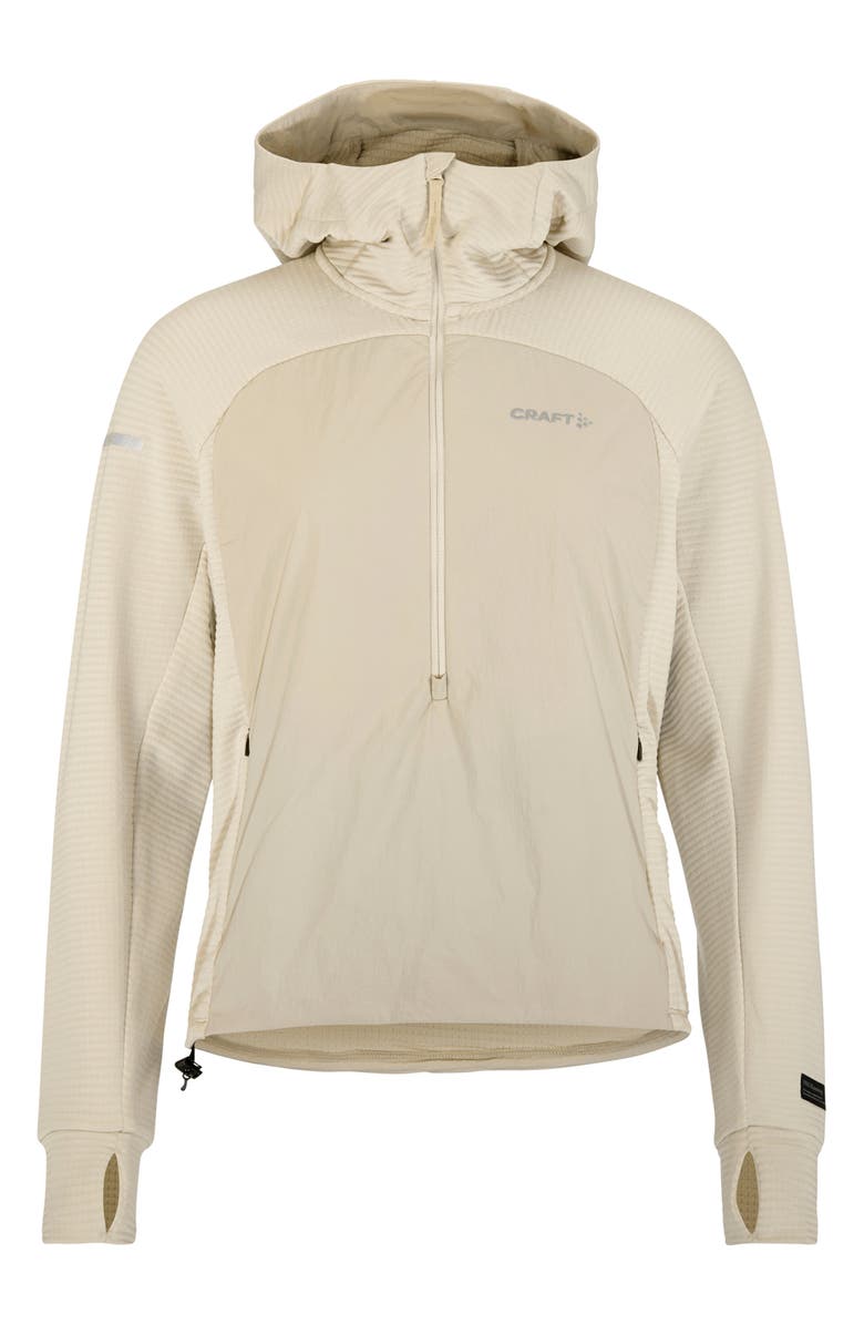 Craft Subz Jersey Half Zip Hoodie, Main, color, Plaster