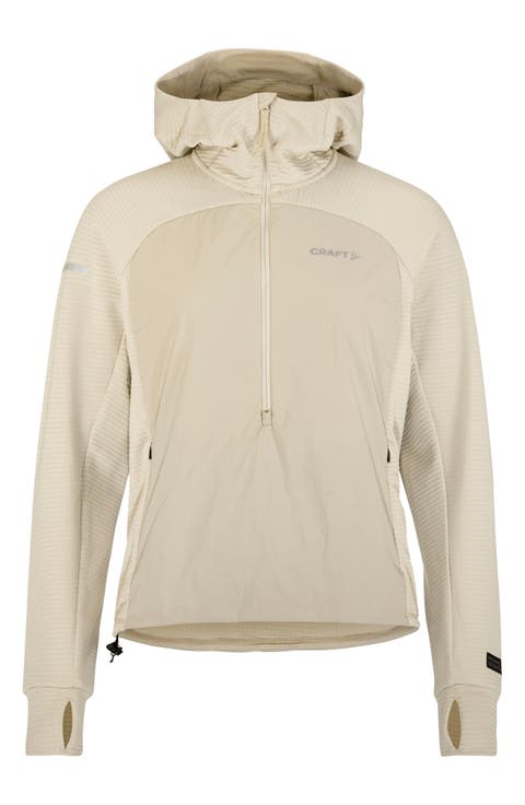 Subz Jersey Half Zip Hoodie