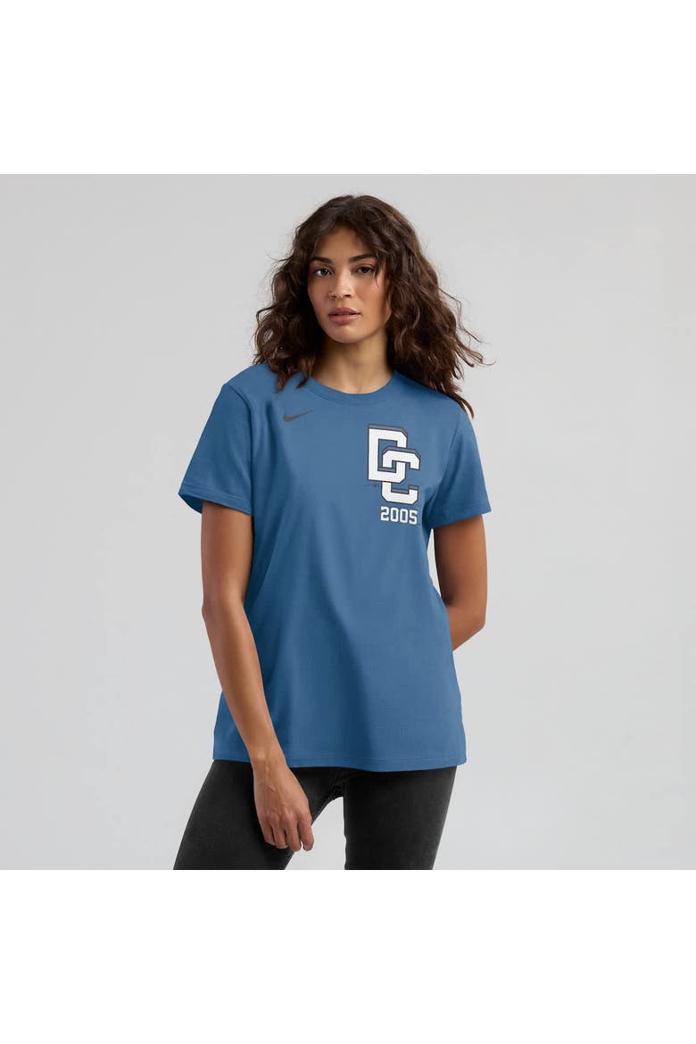 Women's Nike Blue Washington Nationals 2025 City Connect Wordmark T-Shirt, Main, color, Blue