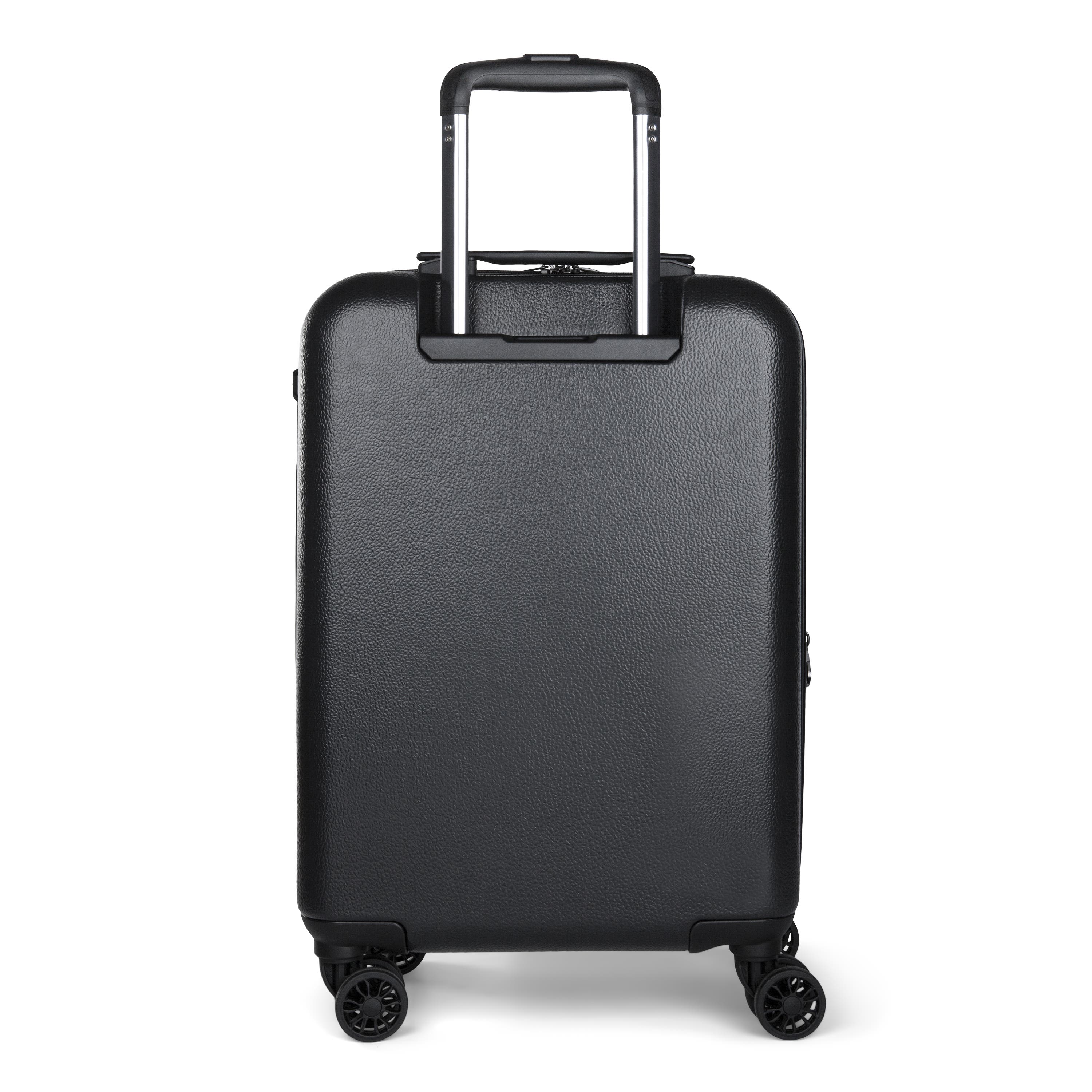 bugatti Milano Hardside Carry-on Luggage with Expansion, Alternate, color, Charcoal