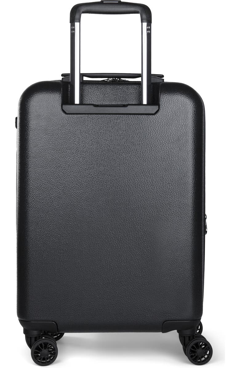 bugatti Milano Hardside Carry-on Luggage with Expansion, Alternate, color, Charcoal