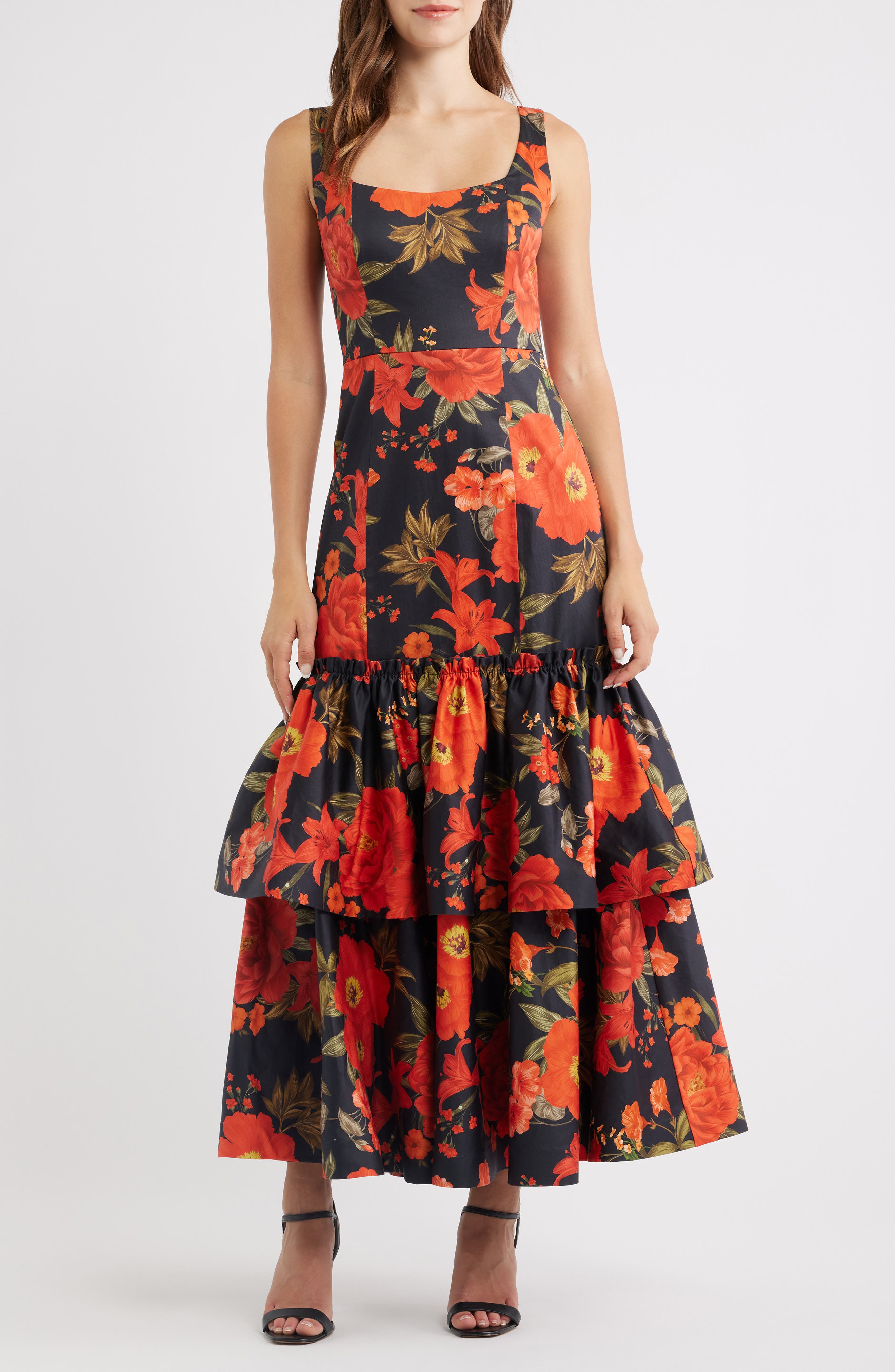 selected BLACK ROMANTIC SPANISH FLORAL