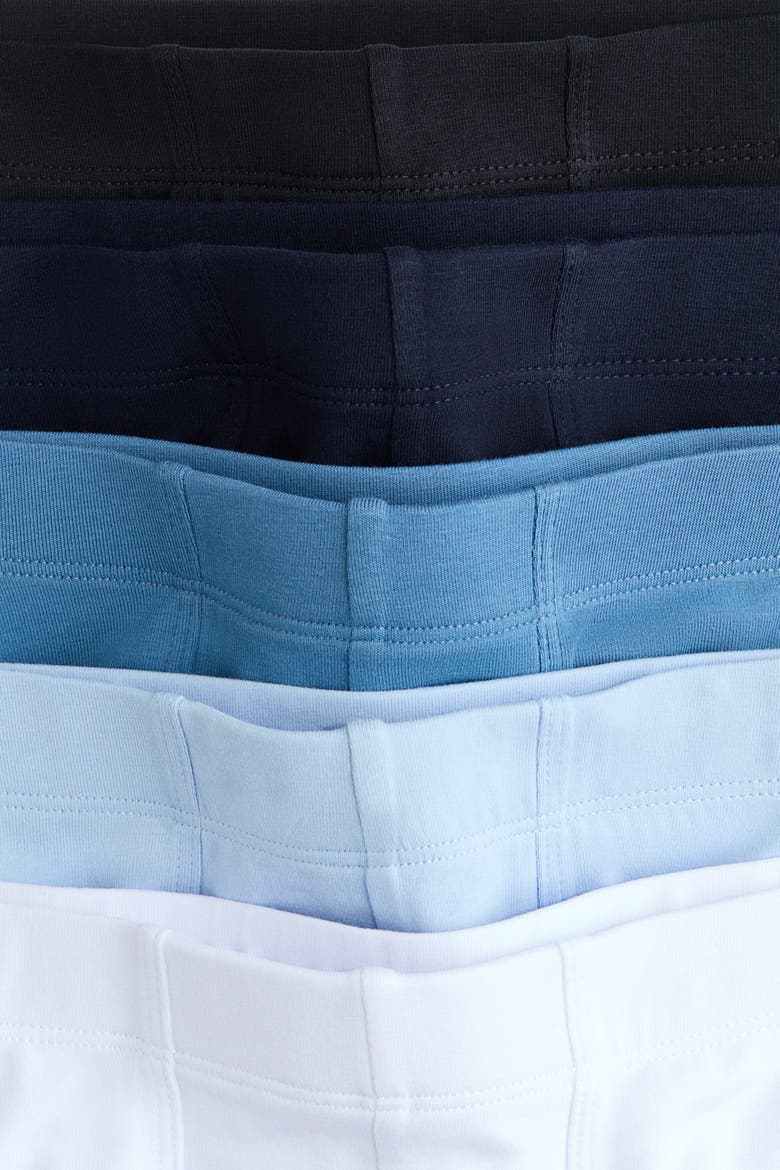 10-pack Short Cotton Trunks, Alternate, color, Navy blue/gray/khaki green
