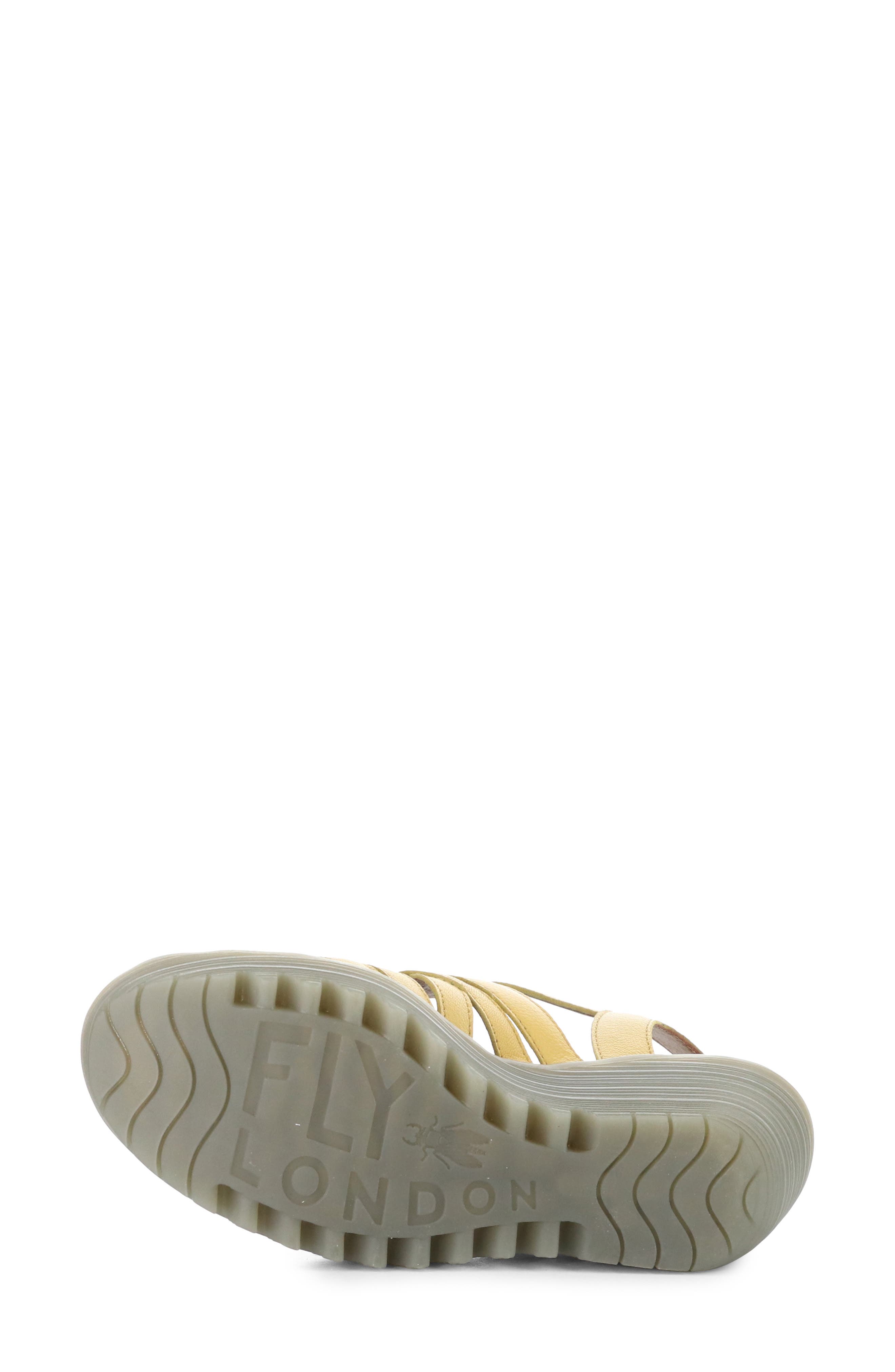 Lemy Platform Wedge Sandal, Alternate, color, BUMBLEBEE