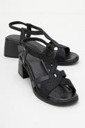 Forever & Always Shoes Dolen Leather Chunky Sandal