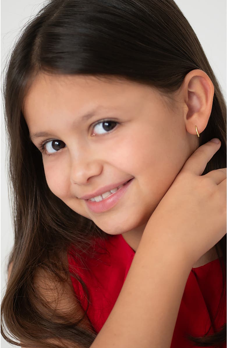 In Season Jewelry 14k Timeless 7mm Hoop Earrings, Alternate, color, 