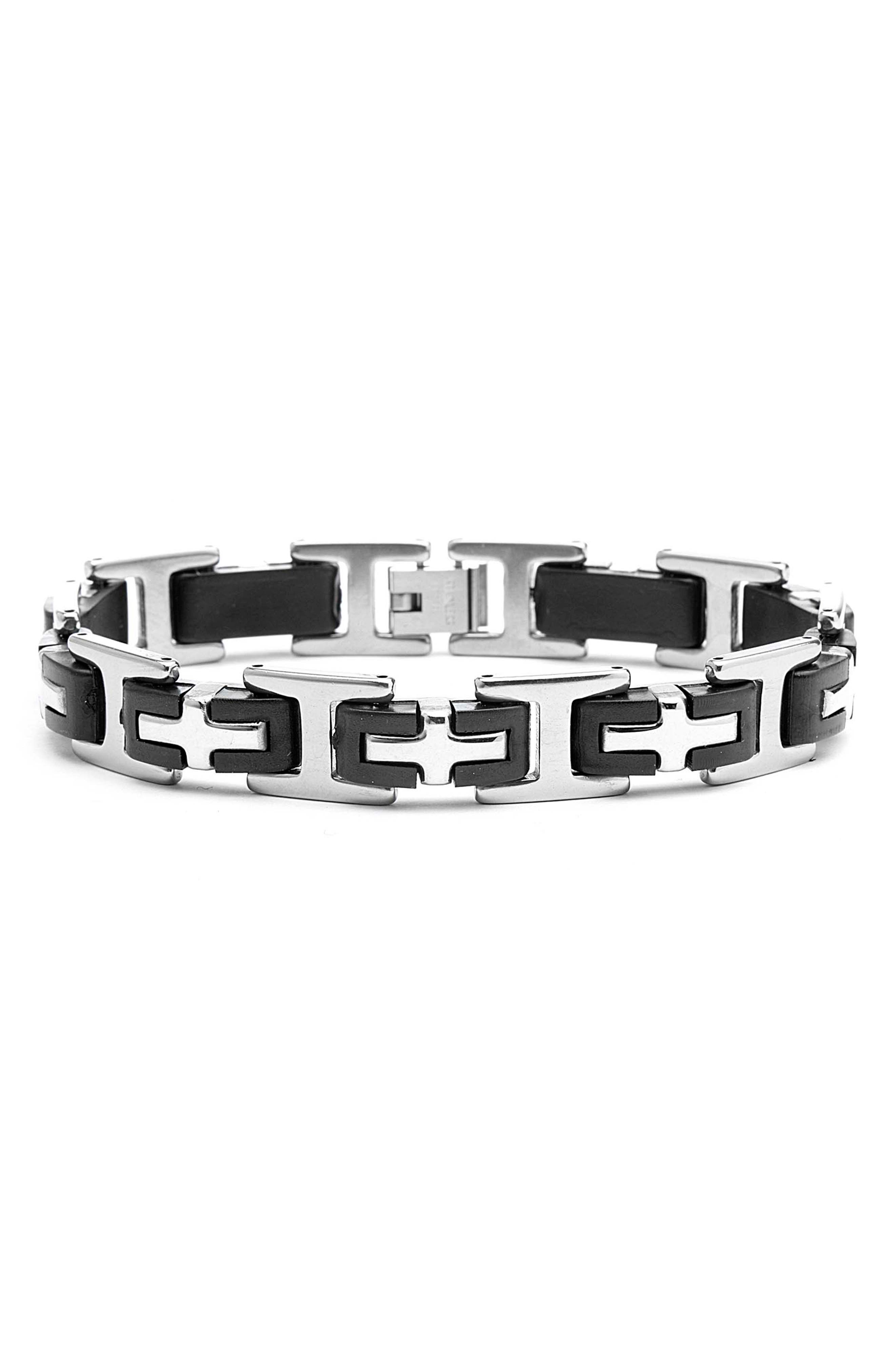 Men's Stainless Steel Link Bracelet
