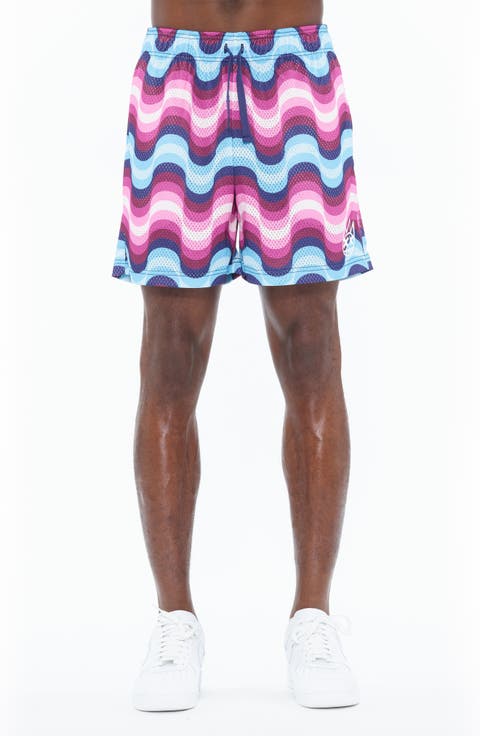 Zigzag Mesh Shorts