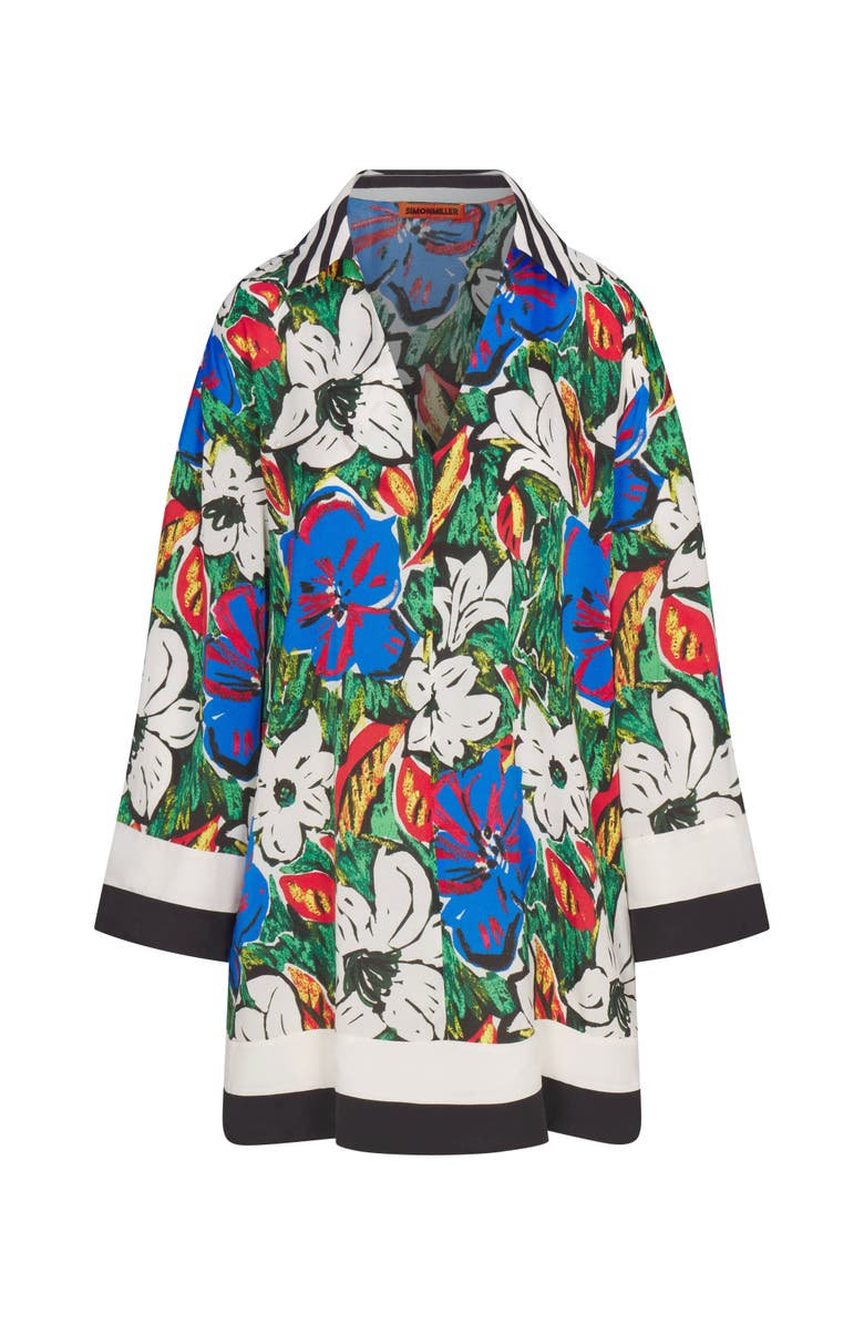 SIMONMILLER Diaz Mini Dress, Main, color, Tropical Floral Print Combo