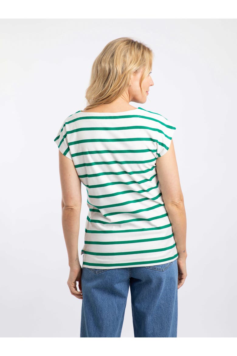 Bowe Striped Jersey T-Shirt, Alternate, color, Heritage Green